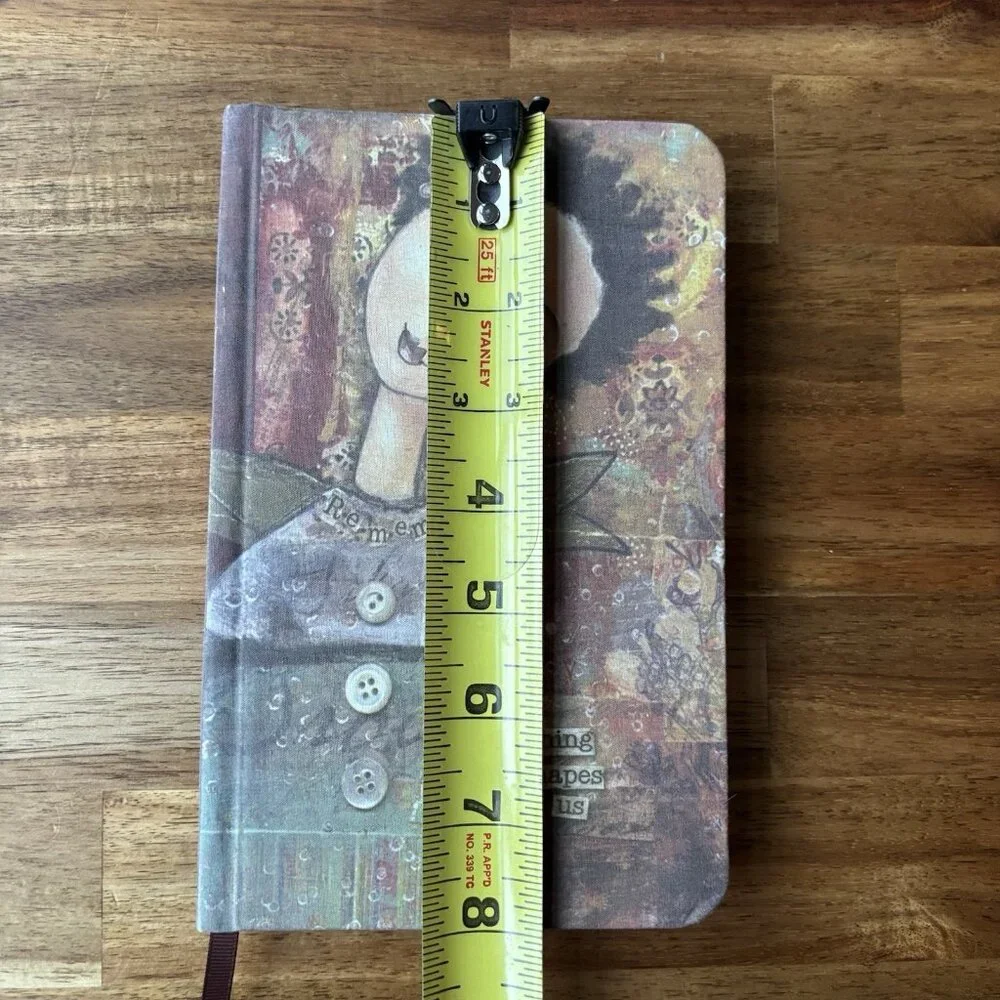 KELLY RAE ROBERTS Fabric Journal “Everything Shapes Us” 2012 Notebook NEVER USED